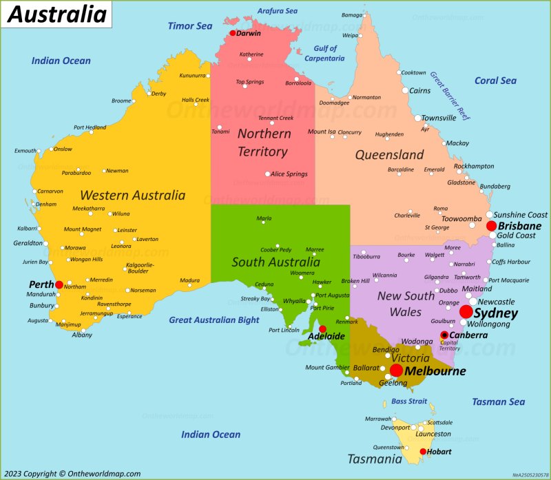 Australia Map