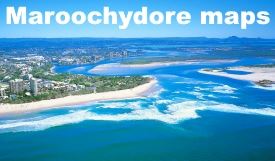 Maroochydore maps