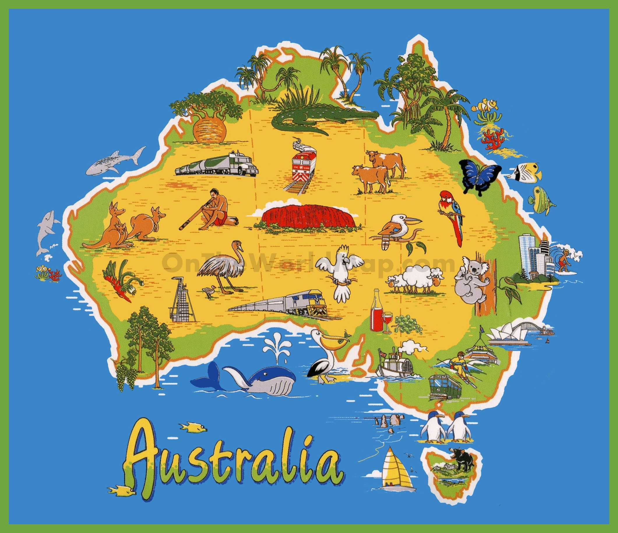 Lista 95+ Foto Mapa De Australia En El Mundo Cena Hermosa