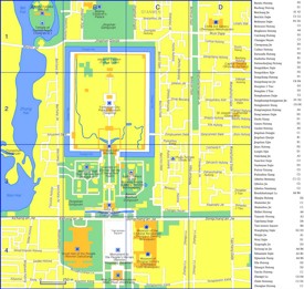 Beijing city center map