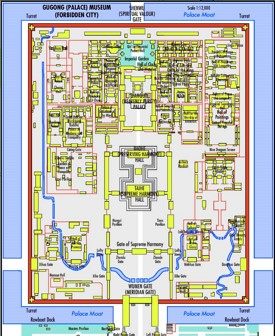 Forbidden City map