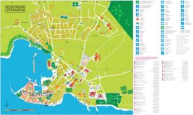 Novigrad tourist map