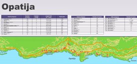 Opatija hotel map