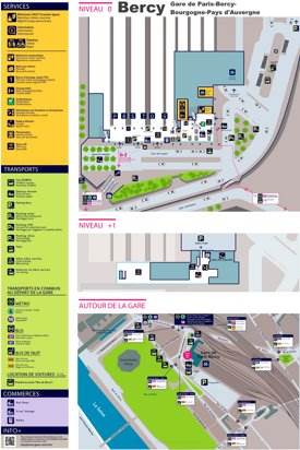 Gare de Bercy Map