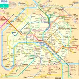 Paris metro map