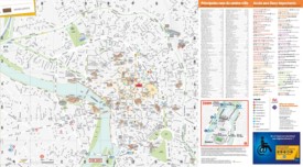 Toulouse tourist map