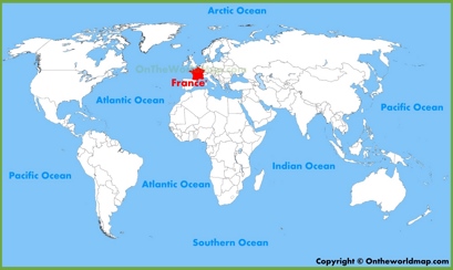 France Location Map