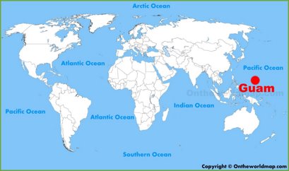 Guam Location Map