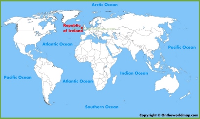 Ireland Location Map