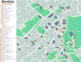 Gorizia Tourist Map