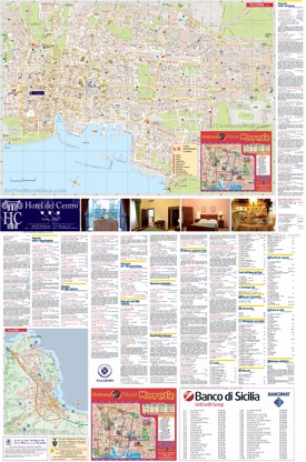 Palermo sightseeing map