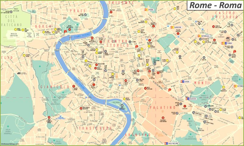 Map of Rome