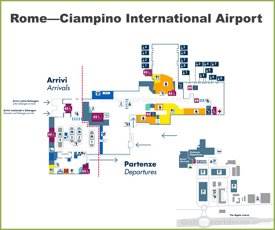 Rome—Ciampino International Airport Map