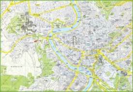 Rome tourist attractions map