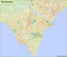 Detailed Map of Verbania