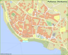 Verbania City Center Map (Pallanza)