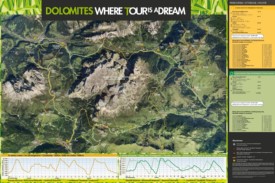 Val di Fassa bike map