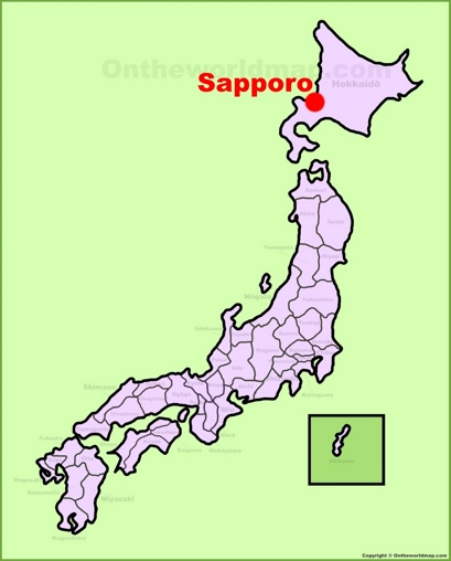 Sapporo Location Map