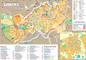 Fez tourist map