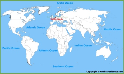 Netherlands Location Map