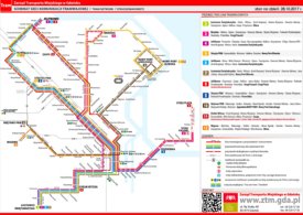 Gdańsk tram map