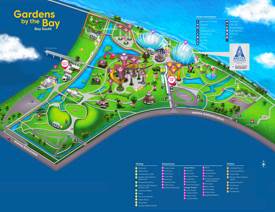 Gardens by the Bay Map