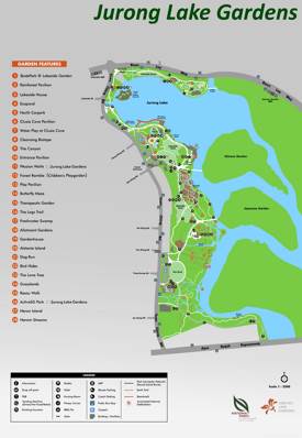 Jurong Lake Gardens Map