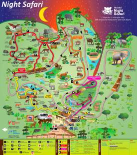 Night Safari Map