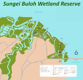 Sungei Buloh Wetland Reserve Map