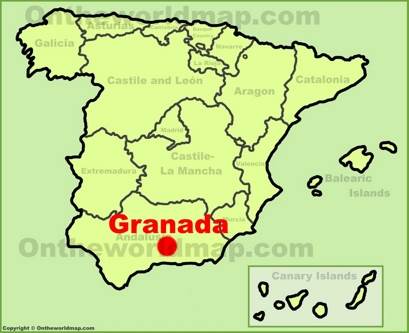 Granada Location Map