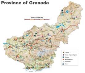 Province of Granada map