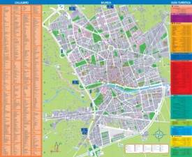 Large detailed tourist map of Murcia