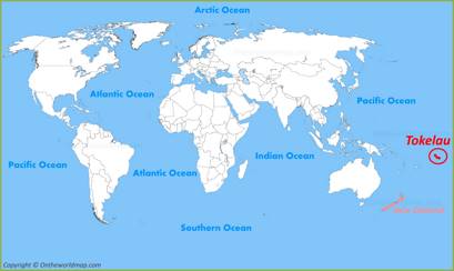 Tokelau Location Map