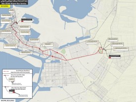 Abu Dhabi airport bus map