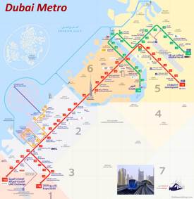 Dubai Metro Map