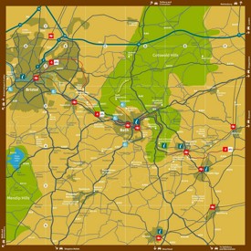 Bath area map