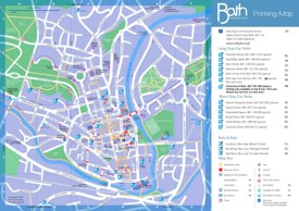 Bath parking map