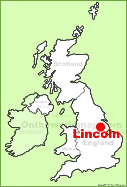 Lincoln Location Map