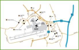 Gatwick car parking space map