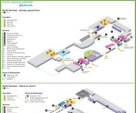 Gatwick north terminal map