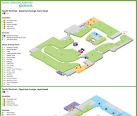 Gatwick south terminal map