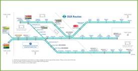 London DLR map