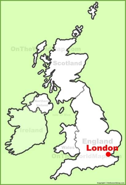 London Location Map