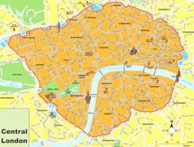 Map of Central London