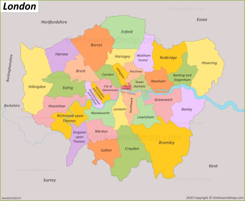 Map of London