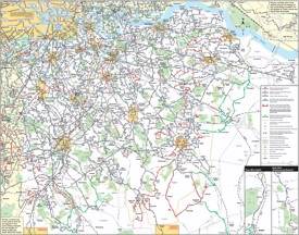 South East London bus map