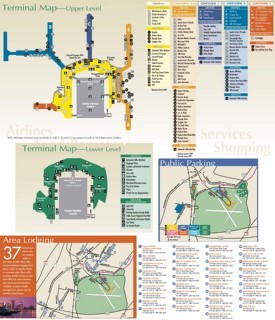 Baltimore–Washington International Airport map