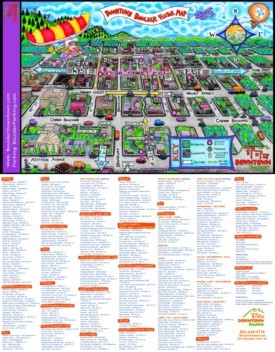 Boulder tourist map