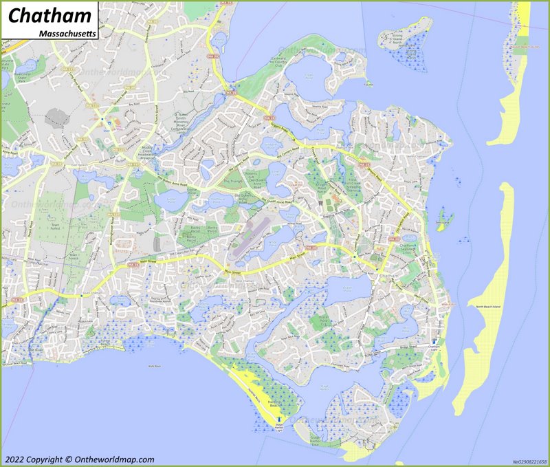 Map of Chatham