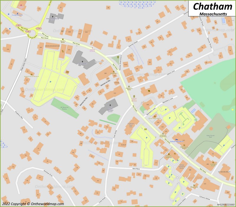 Downtown Chatham Map